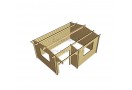 Casetta in legno Alpina Plus 20m² (5x4m), 44mm