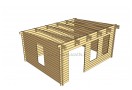 Casetta in legno Atlant 20m² (5x4m), 44mm