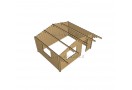 Casetta in legno Faro 20m² (5x4m), 44mm