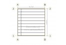 Casetta in legno Milano 25m² (5x5m), 44mm