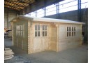 Casetta in legno Alpina Plus 20m² (5x4m), 44mm