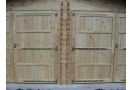 Double C-Garage in legno 36m² (6x6m), 44mm
