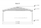 Double C-Garage in legno + Carport XXL 48m² (8x6m), 44mm